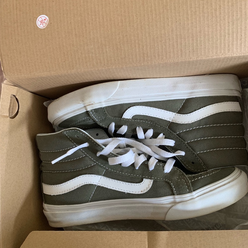 High Top Green Vans